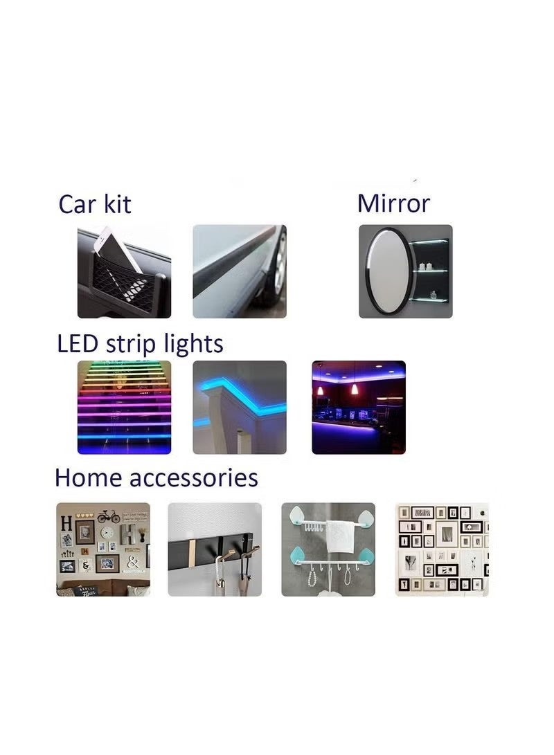 Double Sided Adhesive Tape, 2.5cm Width x10m Length, VHB Heavy Duty Mounting Tape, VHB Waterproof Foam Tape, for Home Decor, Office Décor, 2.5cmX 10m - Image 4